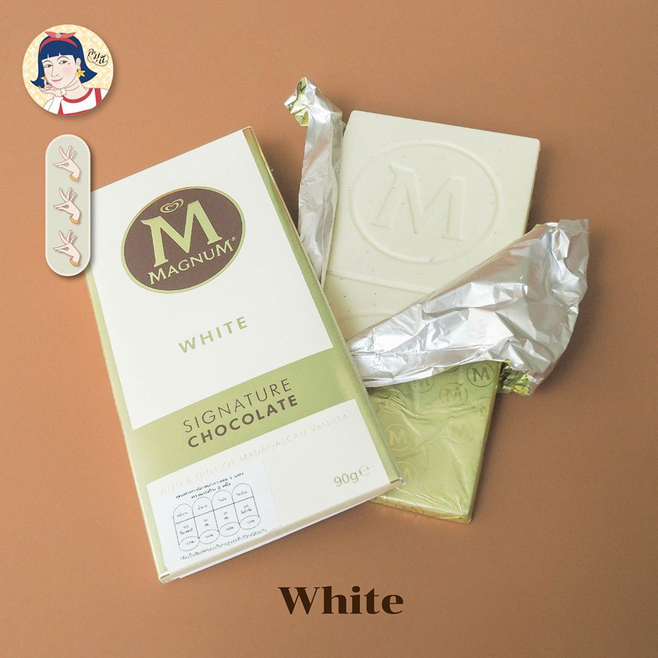 ละมุนี_Magnum Chocolate Bar รส White