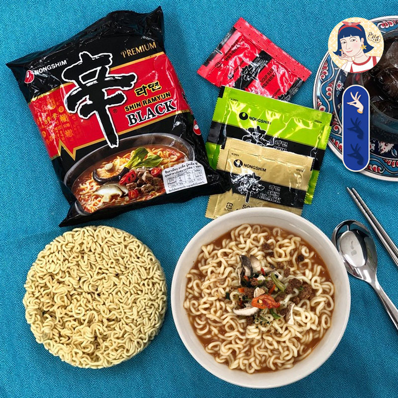 ละมุนี_NONGSHIM BLACK NOODLE