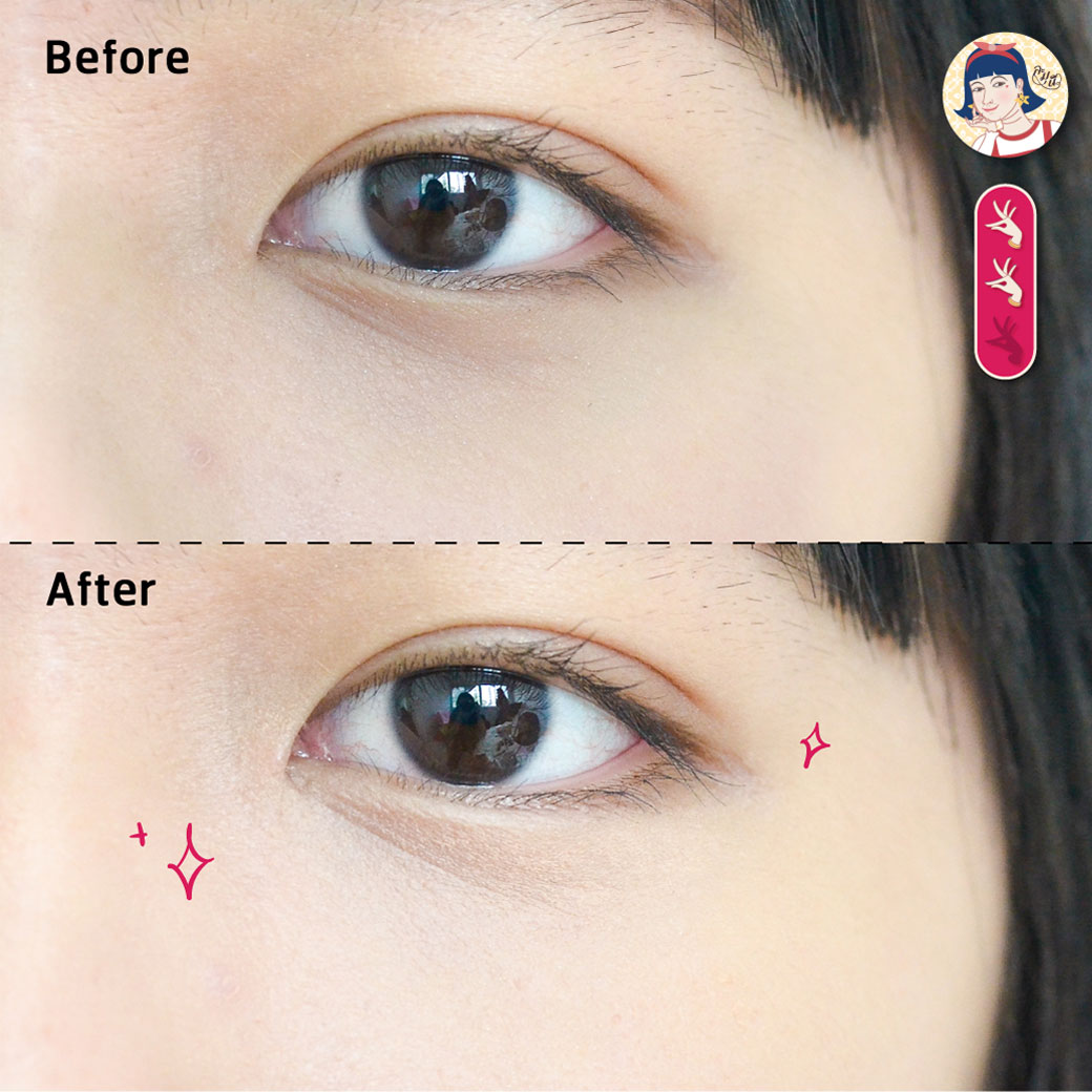 Instant Age Rewind Eraser Dark Circles Treatment Concealer Before-After